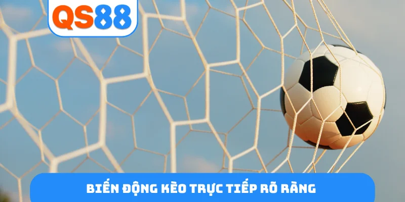 Biến động kèo trực tiếp rõ ràng