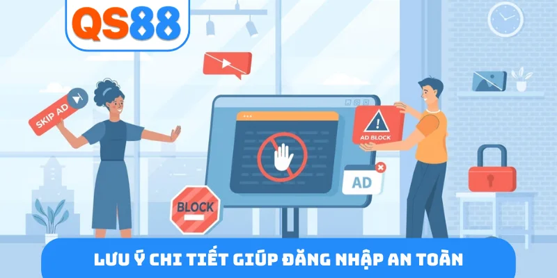 Lưu ý chi tiết giúp đăng nhập an toàn