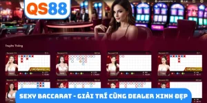 Sexy Baccarat - Giải trí cùng Dealer xinh đẹp