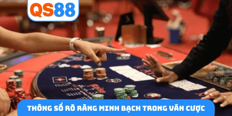 Thông số rõ ràng minh bạch trong ván cược